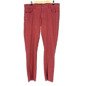 Red Ale By Alesbury Chino Pants Mens 36x31 Measured Marsala Slim Stretch